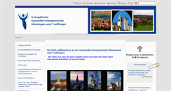 Desktop Screenshot of evang-kirche-muensingen.de